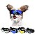 PET - Óculos de Sol para Cães de Estimação de Ciclismo ao Ar Livre Ajustável - Imagem 1