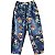 Calça Jeans Capri Cintura Alta Elástico Floral - Imagem 3