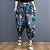 Calça Jeans Capri Cintura Alta Elástico Floral - Imagem 4