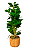 Vaso de Cimento Decorativo com Planta Artificial 12x55cm FREECOM - Imagem 1