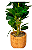 Vaso de Cimento Decorativo com Planta Artificial 12x55cm FREECOM - Imagem 2