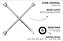 Chave de Roda Estrela 17 19 21 23 mm - Imagem 3