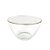 Bowl de Vidro Reggio Filete 460ml Dourado 12x17cm RUVOLO - Imagem 1