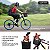 PET - Cesta de Bicicleta para Cães e Gatos de Estimação Frente Removível Ciclismo Pano oxford + Estrutura de Alumínio Preto - Imagem 5