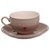 Jogo de Xícaras de Chá de Porcelana com 12 Peças 160 ml Lamour Cinza - Imagem 3