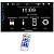 Reprodutor de DVD Automotivo Roadstar RS-550MP5 7" com Bluetooth e Rádio FM Preto - Imagem 1