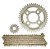 Kit Relação Moto Honda FAN 125 09 VELTH - Imagem 3