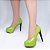 Sapato Meia Pata TORRICELLA Lemon Verniz Salto 13cm - Imagem 7