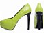 Sapato Meia Pata TORRICELLA Lemon Verniz Salto 13cm - Imagem 2