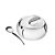 Açucareiro de Inox TRAMONTINA com Colher 09cm - Imagem 2