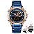 Relógio Masculino Naviforce Militar Sport Digital Quartzo Aço Impermeável - Imagem 3
