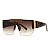Óculos de Sol Masculino Oversized Fashion Luxo Quadrado UV400 - Imagem 5