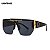 Óculos de Sol Masculino Oversized Fashion Luxo Quadrado UV400 - Imagem 1
