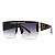 Óculos de Sol Masculino Oversized Fashion Luxo Quadrado UV400 - Imagem 7