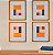Quadro em MDF pintura conceitual I 42x36cm MART - Imagem 2