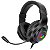 GAMES - Fone de Ouvido Headset Gaming REDRAGON Hylas H260RGB com USB / 3.5 mm para PC Preto - Imagem 1