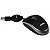 Mouse Óptico Satellite A-80 USB 1.200 CPI Preto com Cinza - Imagem 1