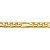 Corrente de Ouro Amarelo 18k Groumet 4x1 60cm / 4mm - Imagem 1