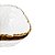 Bowl de Porcelana Quadrado 13x06 cm Branco com Borda Dourada PRACAZA - Imagem 2