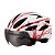 Capacete para Ciclismo Bike Adulto com Óculos Magnético Ajustável Unissex - Imagem 2