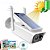 Câmera Ip Wifi Segurança Ip66 Energia Solar Full Hd - Imagem 1