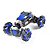 Carro de Brinquedo Velocidade ABS Torção off-Road Speed Car Toy Azul - Imagem 6