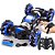 Carro de Brinquedo Velocidade ABS Torção off-Road Speed Car Toy Azul - Imagem 5