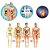 Kid Anatomia do Corpo Humano Modelo de Aprendizagem Educacional Montessori 3D Puzzle Órgão Montado Brinquedo Ferramenta de Ensino - Imagem 9