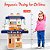 Conjunto de Cozinha Brinquedos Grande Educacional com Spray Som Luzes de chama com 42 Peças - Imagem 4