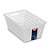 Cesto Organizador Squares Incolor 29x19x12cm ARTHI - Imagem 2