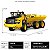 Veículo Técnico Engenharia MOLD KING Automóvel Brinquedos APP RC Conjunto Caminhão Basculante Bloqueia MOC-8002 Tijolos - Imagem 8