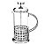 Cafeteira Francesa 350 ml Prensa Vidro Inox - Imagem 1