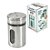 Saleiro e Pimenteiro em Aço Inox com Visor 05x05cm UNY GIFT - Imagem 2