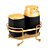 Bandeja em Metal Oval 19x09cm Dourado Fosco ARTHI - Imagem 1