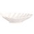 Petisqueira Folha em Porcelana 22x11cm Branco ETILUX - Imagem 2