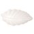 Petisqueira Folha em Porcelana 22x11cm Branco ETILUX - Imagem 3