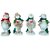 Boneco de Neve em Resina Merry Christimas 11x09x22 cm Rio Master - Imagem 1