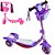 Patinete Musical Infantil Brinquedo Criança Cestinha Parque 03 Rodas - Imagem 4