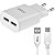 Carregador USB-C KEEN KC-01 AUTO-ID Bivolt com 2 Saídas USB Bivolt Branco - Imagem 1