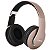Fone de Ouvido sem Fio Quanta com Bluetooth e Microfone Rosa com Preto - Imagem 1