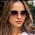 Óculos de Sol Moda Feminino Formato Quadrado Retrô Aparado Tons UV400 - Imagem 1