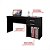 Mesa Office para Escritório 1,20m 02 Gavetas Preto NOTÁVEL - Imagem 6