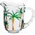 Jogo de Jarra e Taças de Cristal Palm Hand Painting com 07 Peças LYOR - Imagem 4