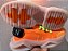 Tênis Masculino PHILIPP PLEIN Laranja Neon Iconic Runner - Imagem 3