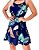 Vestido Boneca Curto Regatinha Estampas Florais - Imagem 2