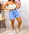 Short Feminino Clochard Soltinho Amarração Liso - Imagem 2