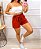 Short Feminino Clochard Soltinho Amarração Liso - Imagem 4