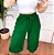 Calça Feminina Pantacourt Cintura Elástica Amarração Lisa - Imagem 4