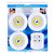 Lâmpadas Luminária Adesiva Led Controle Remoto sem Fio Spot Kit com 03 Peças - Imagem 3