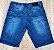Bermuda Masculina Jeans DIESEL Azul Médio Skinny - Imagem 4